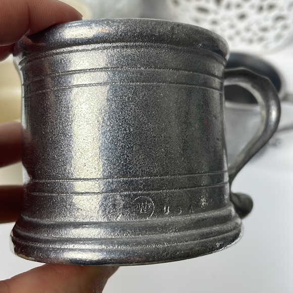 Wilton Armetale Plough Tavern Tankard RWP Metal & Ceramic Mugs Set 2 - Picture 6 of 8